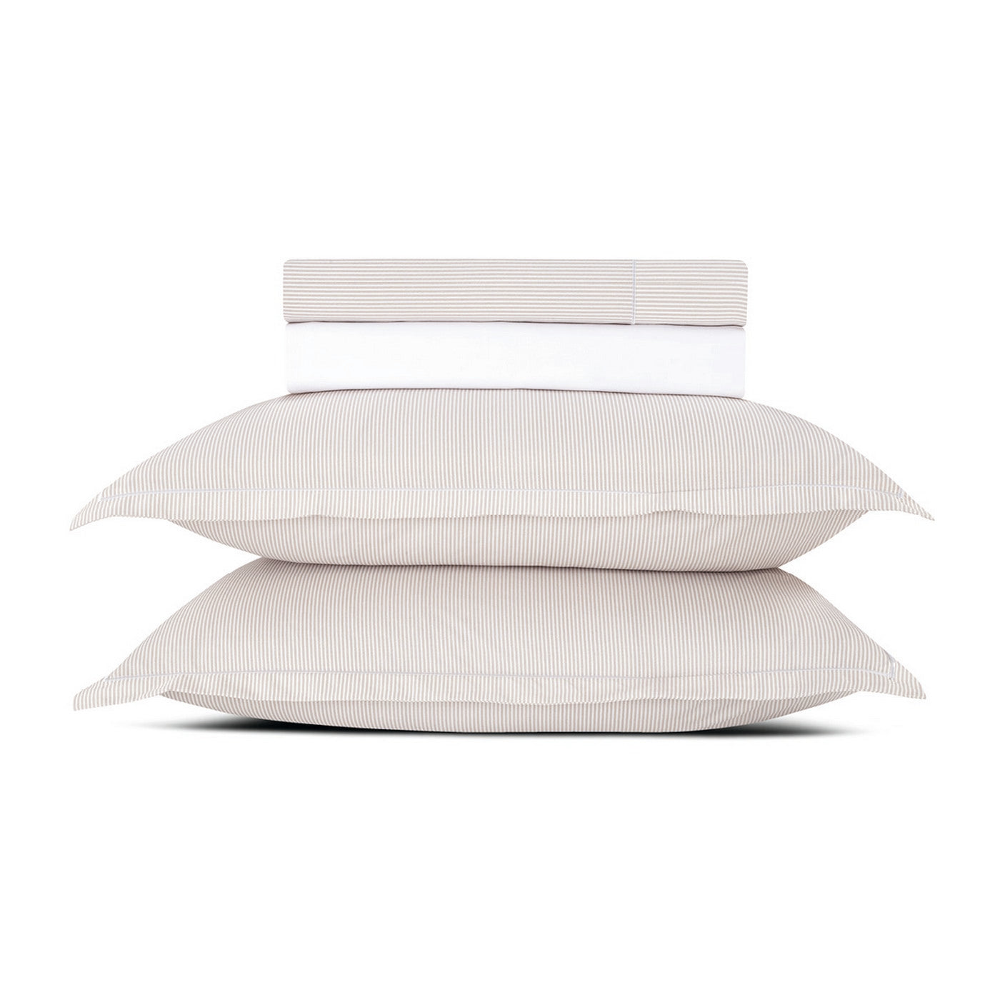 Grenoble - Ensemble De Draps Coton Percale - Taupe