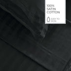 Jacquard - Drap Plat - Satin De Coton Dobby Stripe - Gris 03