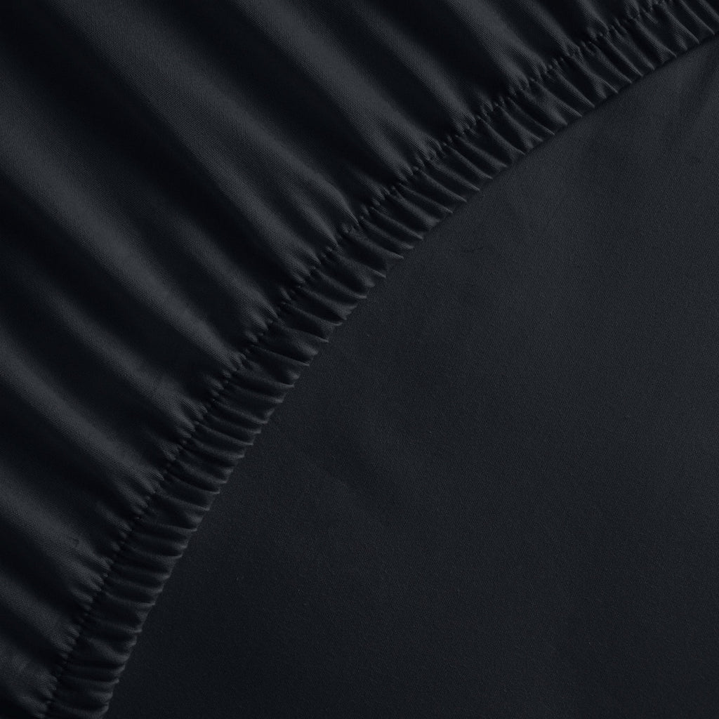 Uni - Drap-Housse - Satin De Coton - Gris 03