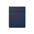 Jacquard - Drap Plat - Satin De Coton Dobby Stripe - Bleu 11