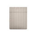 Jacquard - Drap Plat - Satin De Coton Dobby Stripe - Taupe 01