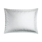 Jacquard - Set De 2 Taies D'Oreiller - Satin De Coton Rayure Tissé Dobby - Blanc 01
