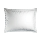 Reine De Nuit - Taie D'Oreiller - Satin De Coton - Grey / Blanc