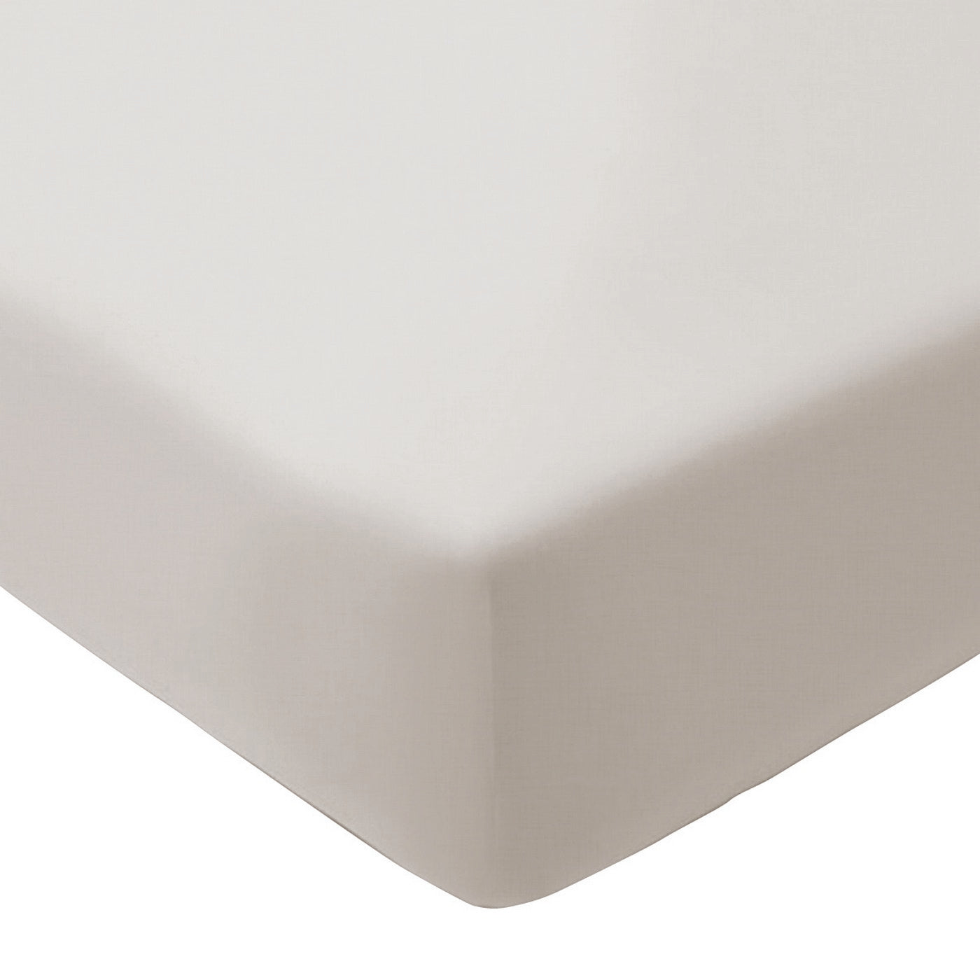Uni - Drap-Housse - Satin De Coton - Taupe 05