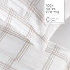 Apolline - Taie D'Oreiller - Satin De Coton - Taupe
