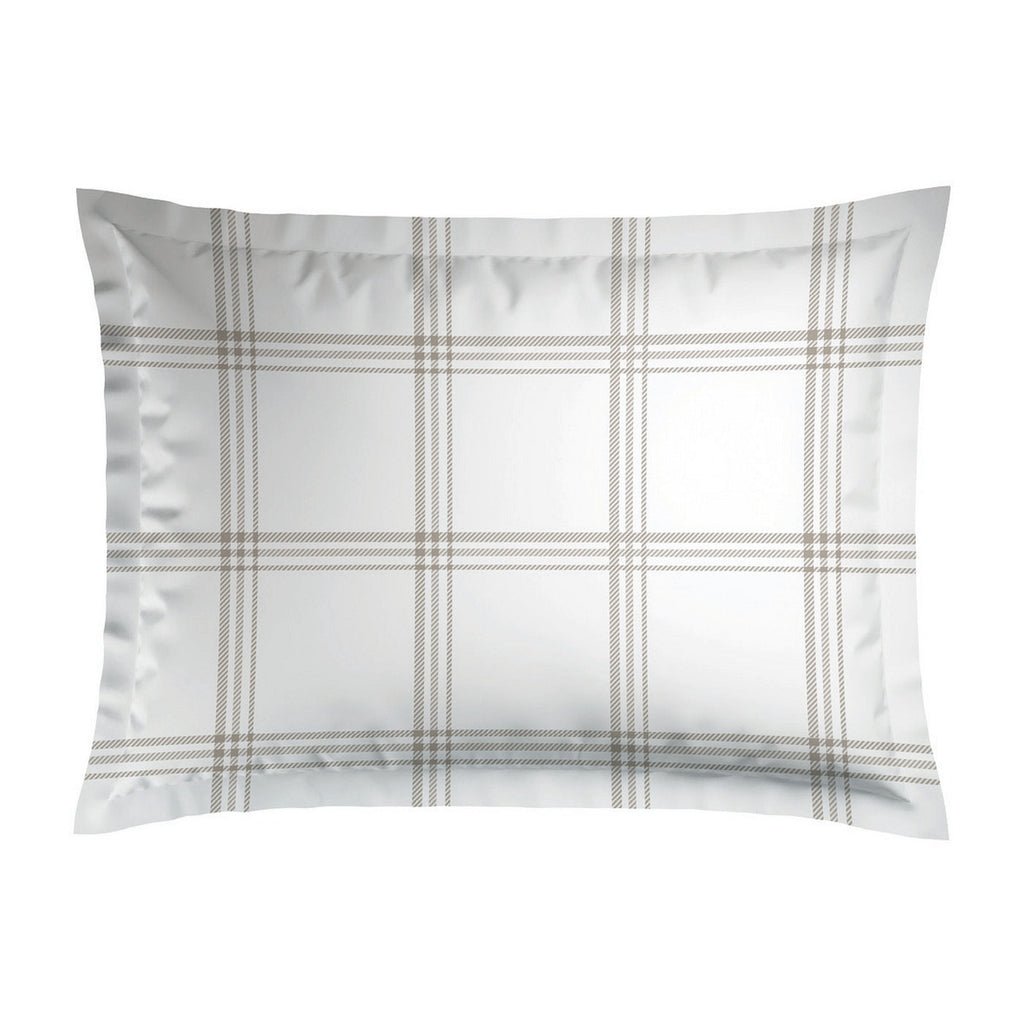 Apolline - Taie D'Oreiller - Satin De Coton - Taupe