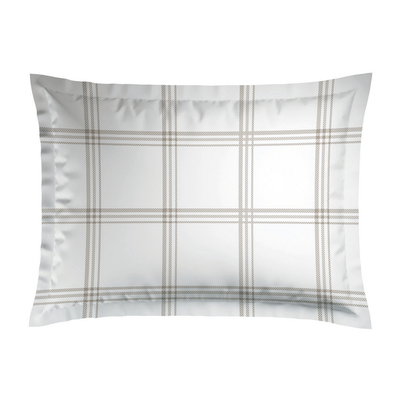Apolline - Taie D'Oreiller - Satin De Coton - Taupe