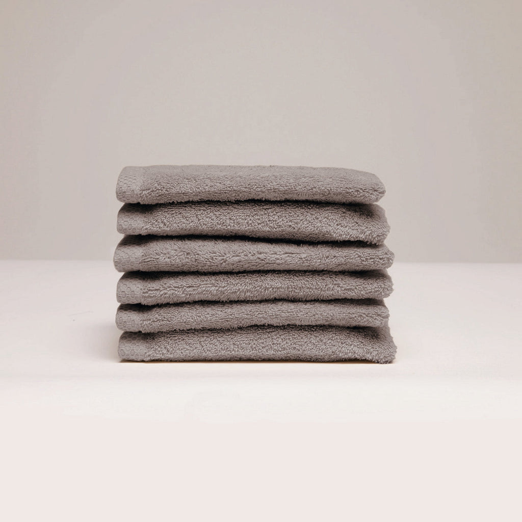 Oasis - Gant De Toilette Coton Peigné Lt - Brun