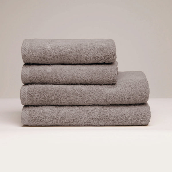 Oasis - Serviette + Drap De Bain Coton Peigné Lt - Brun