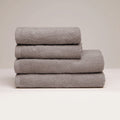 Oasis - Serviette + Drap De Bain Coton Peigné Lt - Brun