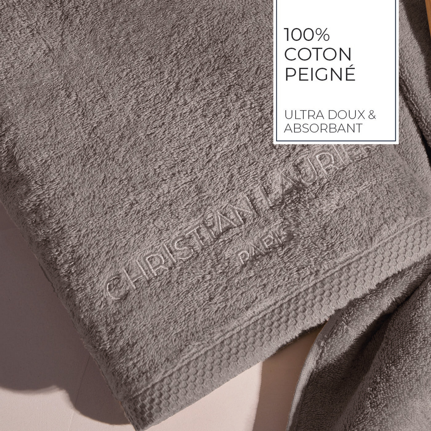Design 19 - Tapis De Bain Coton - Brun
