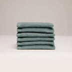 Oasis - Gant De Toilette Coton Peigné Lt - Vert Bouteille