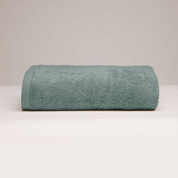Oasis - Drap De Bain Coton Peigné Lt - Vert Bouteille