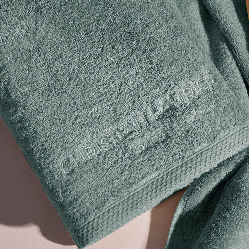 Oasis - Drap De Bain Coton Peigné Lt - Vert Bouteille