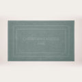 Design 19 - Tapis De Bain Coton - Vert Bouteille