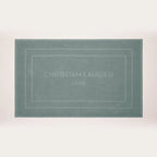 Design 19 - Tapis De Bain Coton - Vert Bouteille
