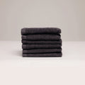 Oasis - Gant De Toilette Coton Peigné Lt - Gris Foncé