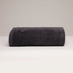 Oasis - Drap De Bain Coton Peigné Lt - Gris Foncé
