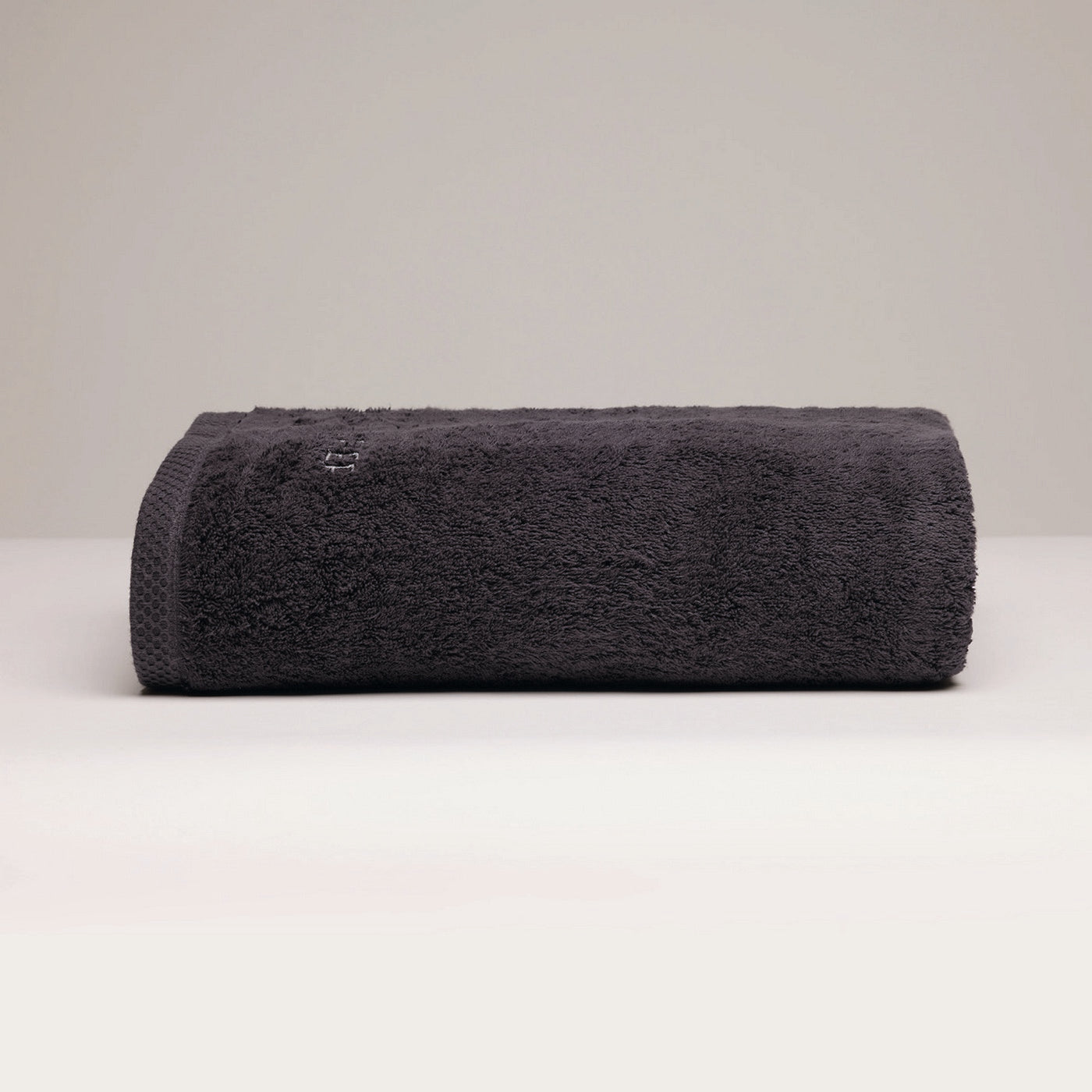 Oasis - Drap De Bain Coton Peigné Lt - Gris Foncé