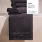 Design 18 - Tapis De Bain Coton - Gris Foncé