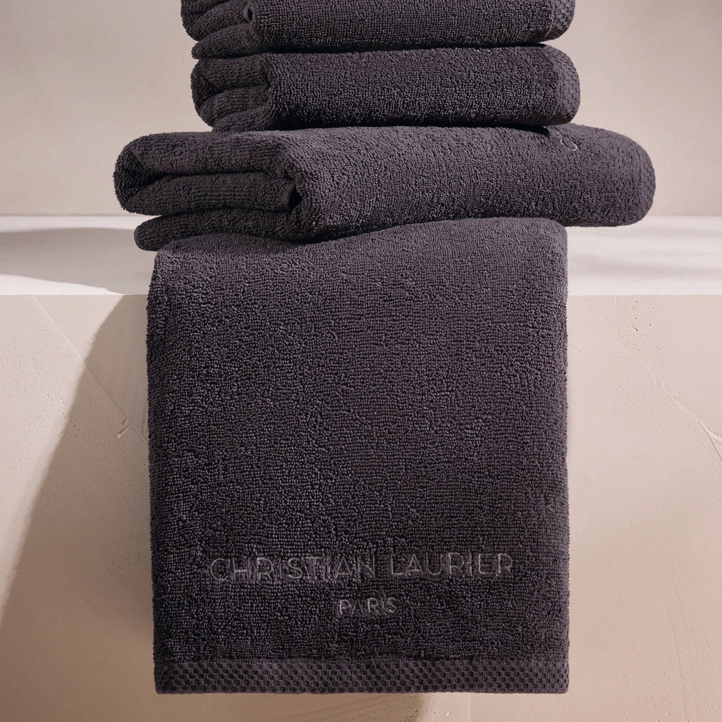 Design 18 - Tapis De Bain Coton - Gris Foncé