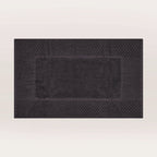 Design 18 - Tapis De Bain Coton - Gris Foncé