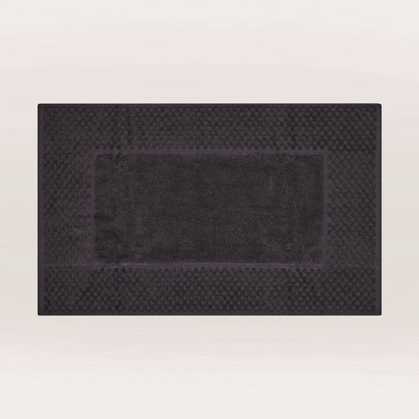 Design 18 - Tapis De Bain Coton - Gris Foncé