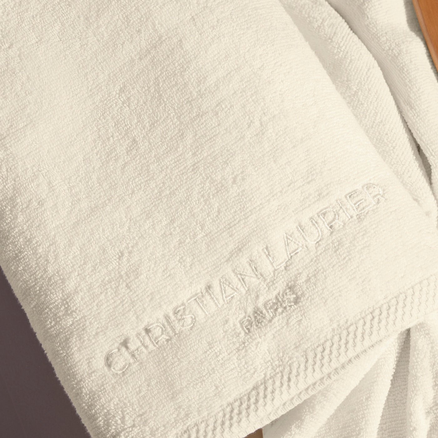Oasis - Drap De Bain Coton Peigné Lt - Ivoire