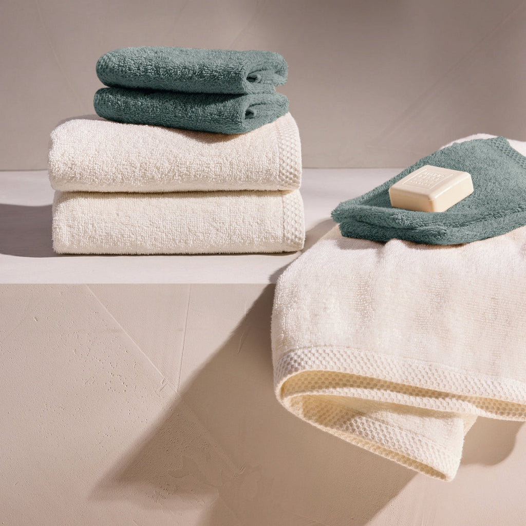 Oasis - Drap De Bain Coton Peigné Lt - Ivoire
