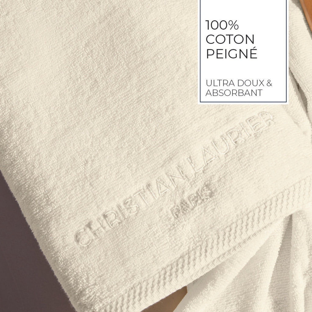 Design 19 - Tapis De Bain Coton - Ivoire