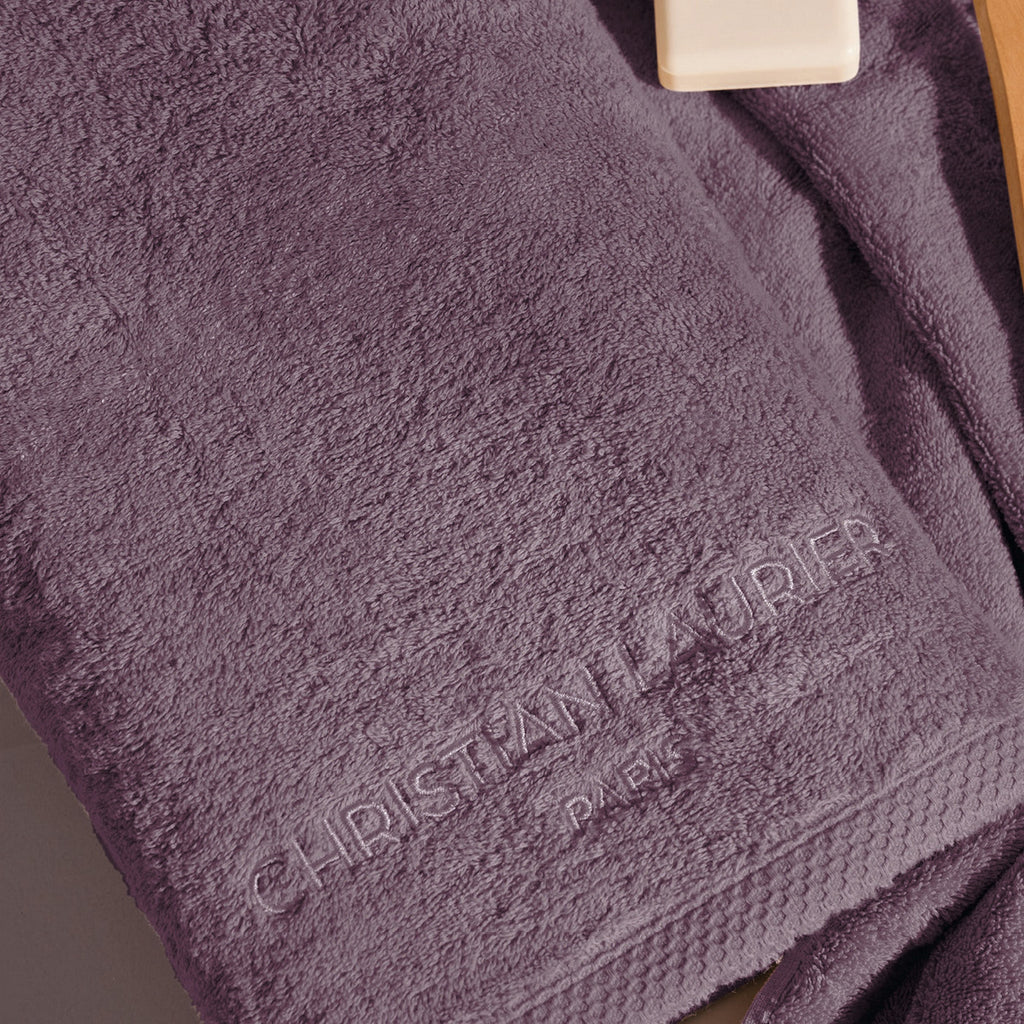 Oasis - Gant De Toilette Coton Peigné Lt - Mauve