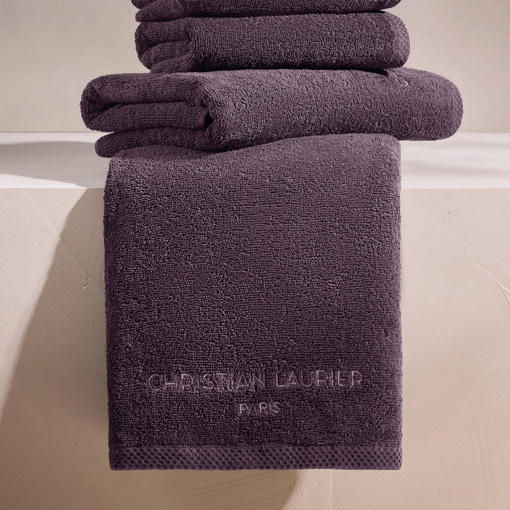 Oasis - Gant De Toilette Coton Peigné Lt - Mauve