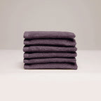 Oasis - Gant De Toilette Coton Peigné Lt - Mauve