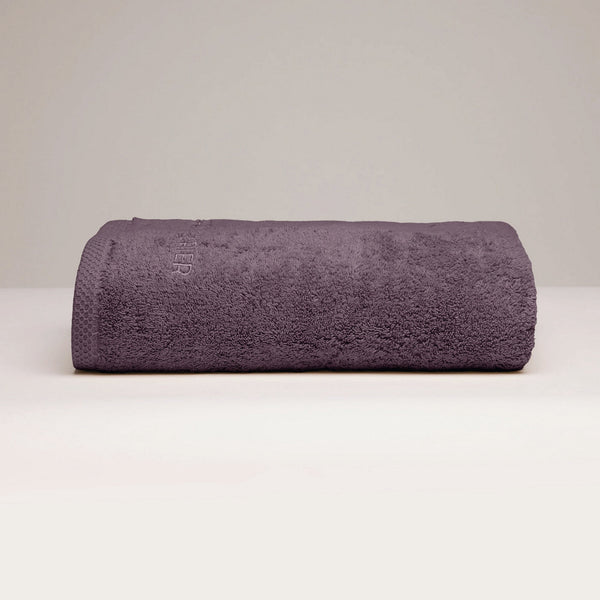 Oasis - Drap De Bain Coton Peigné Lt - Mauve