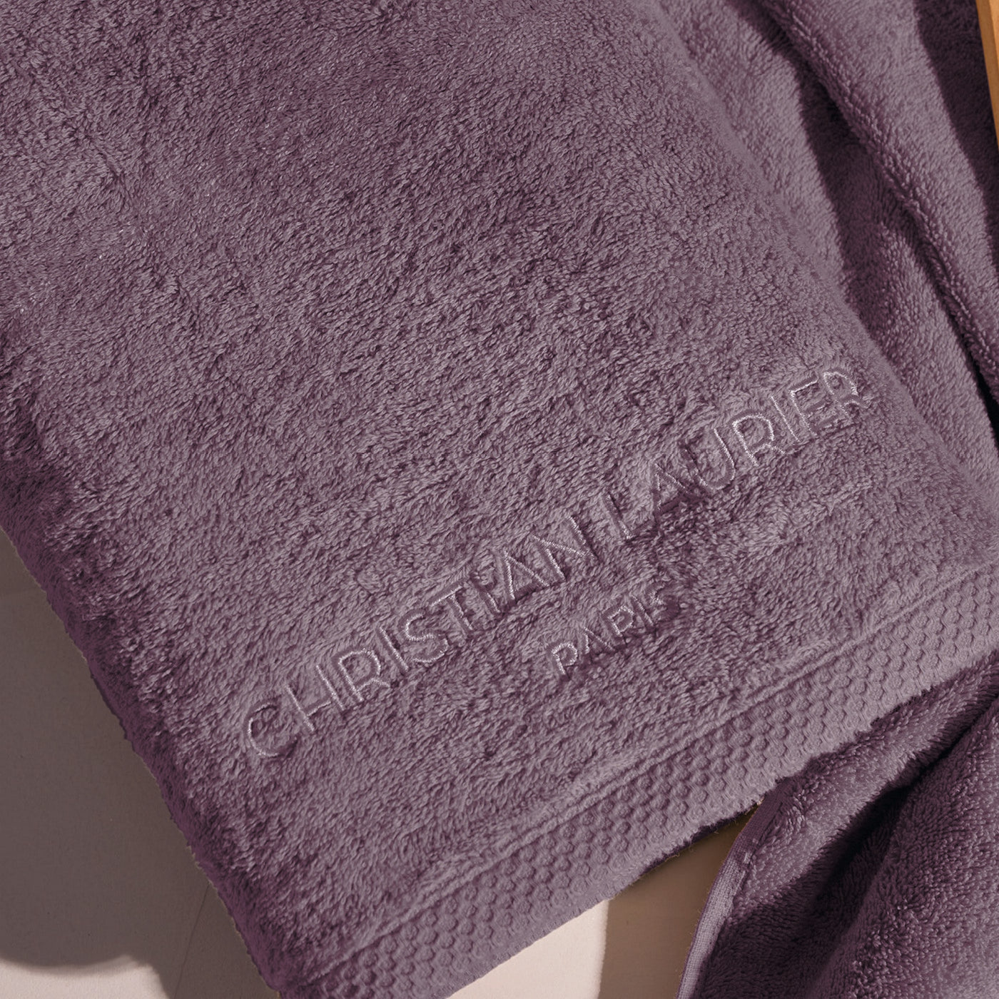Oasis - Drap De Bain Coton Peigné Lt - Mauve