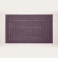 Design 19 - Tapis De Bain Coton - Mauve