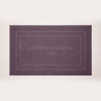 Design 19 - Tapis De Bain Coton - Mauve