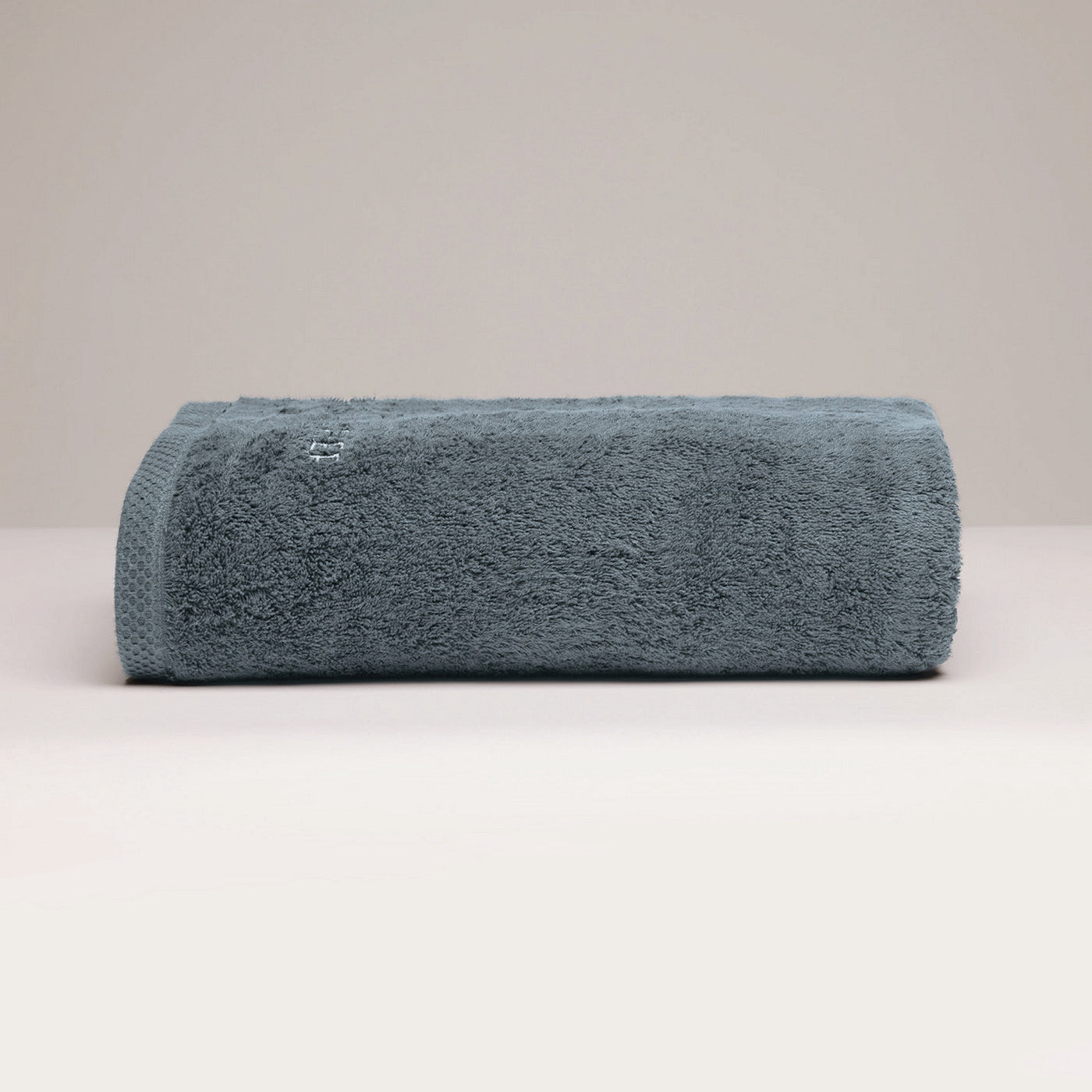 Oasis - Drap De Bain Coton Peigné Lt - Bleu De Prusse