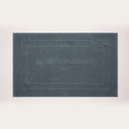 Design 19 - Tapis De Bain Coton - Bleu De Prusse