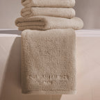Oasis - Gant De Toilette Coton Peigné Lt - Taupe
