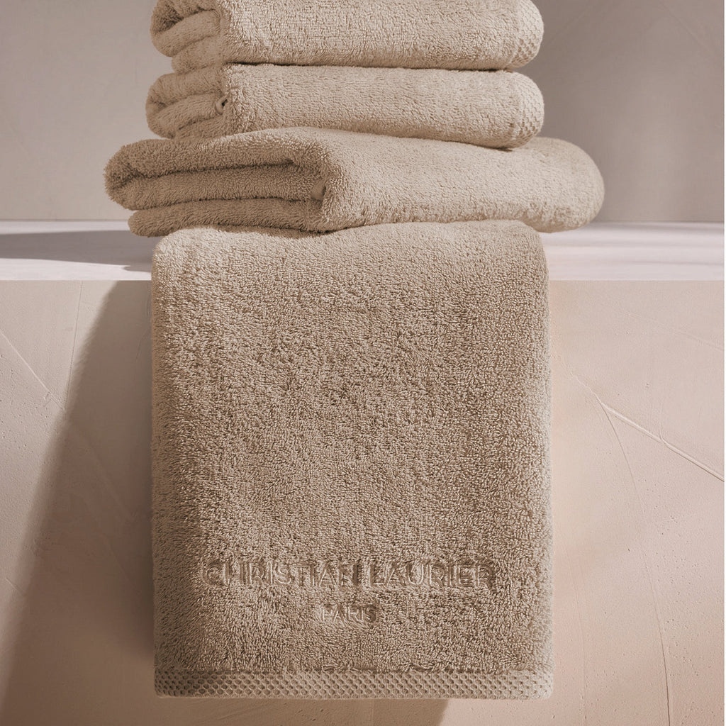 Oasis - Drap De Bain Coton Peigné Lt - Taupe