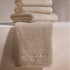 Oasis - Drap De Bain Coton Peigné Lt - Taupe