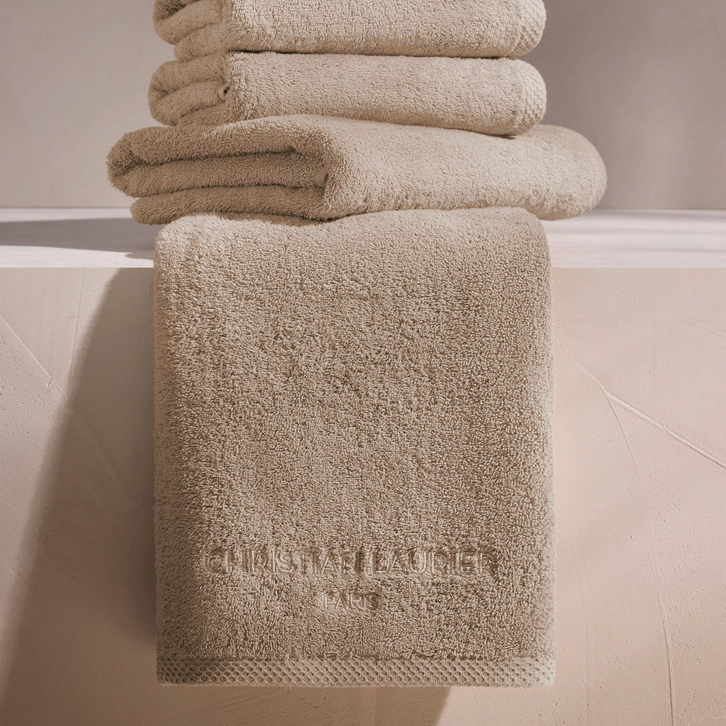 Design 19 - Tapis De Bain Coton - Taupe