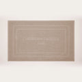 Design 19 - Tapis De Bain Coton - Taupe