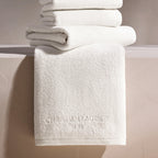 Oasis - Gant De Toilette Coton Peigné Lt - Blanc