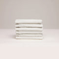 Oasis - Gant De Toilette Coton Peigné Lt - Blanc