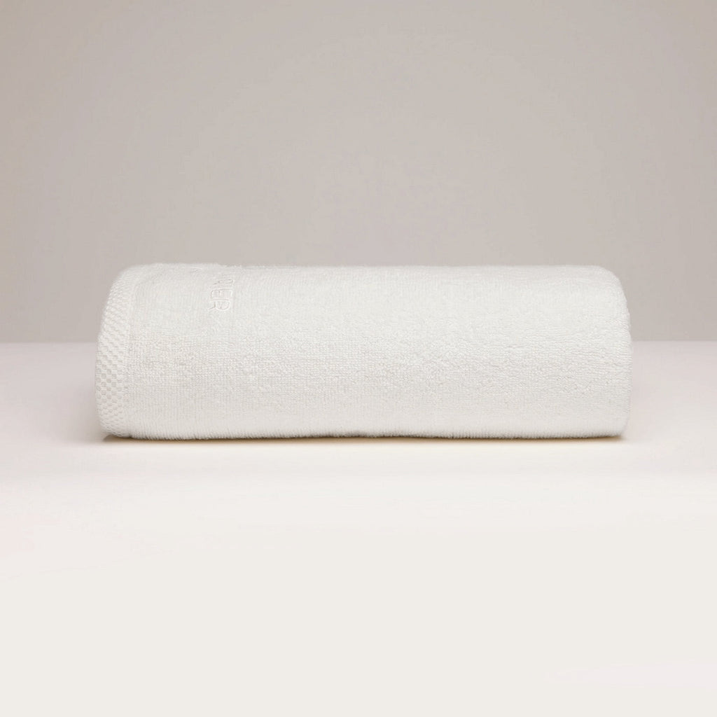 Oasis - Drap De Bain Coton Peigné Lt - Blanc