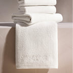 Oasis - Drap De Bain Coton Peigné Lt - Blanc