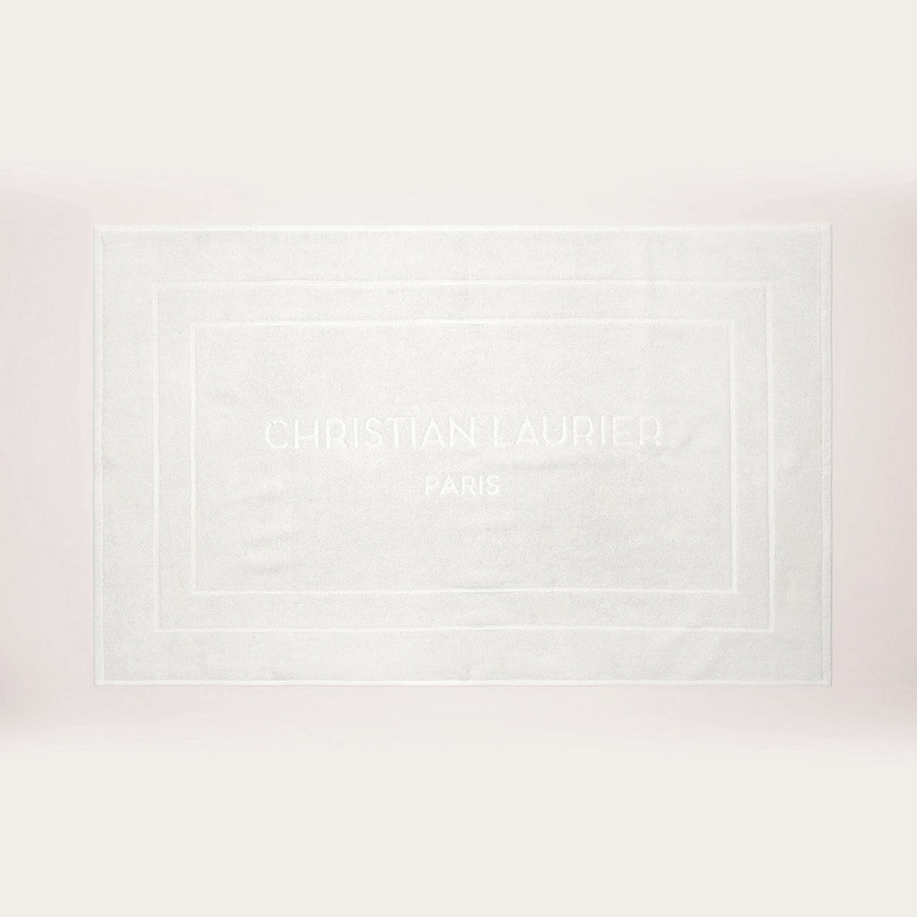 Design 19 - Tapis De Bain Coton - Blanc