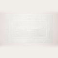 Design 19 - Tapis De Bain Coton - Blanc